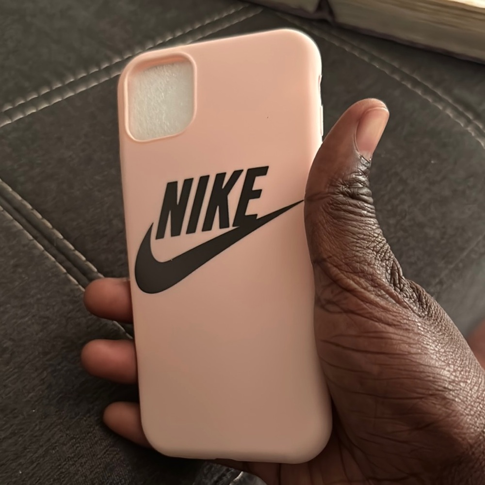 Nike Pink iPhone Case Minimalist Design